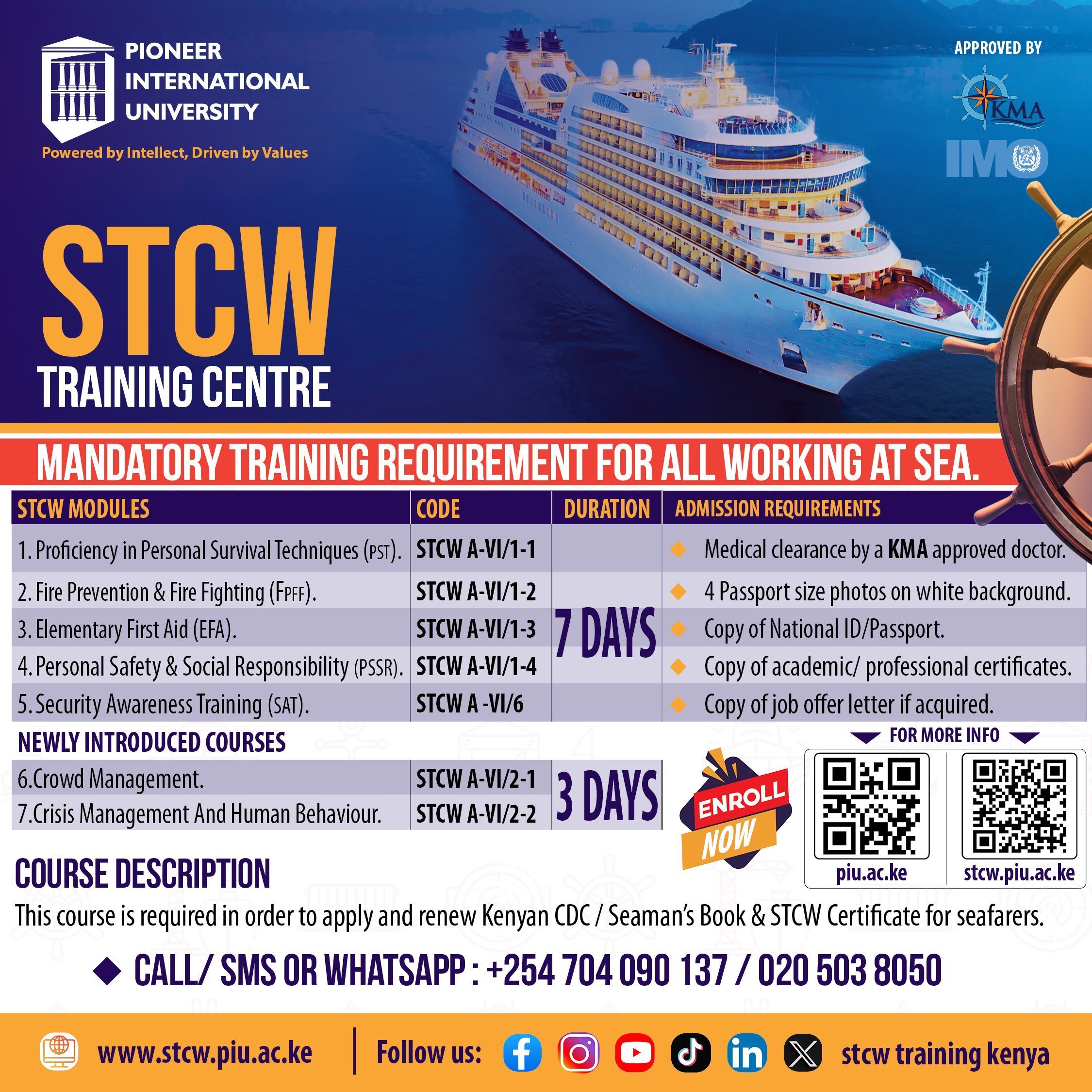 STCW Poster
